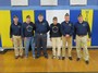 Zach, Obie, Ed, Ken, Bob and Chip and Tom (not shown - photographer) represented Post 370 at the 2025 Highlands School Award Ceremony.